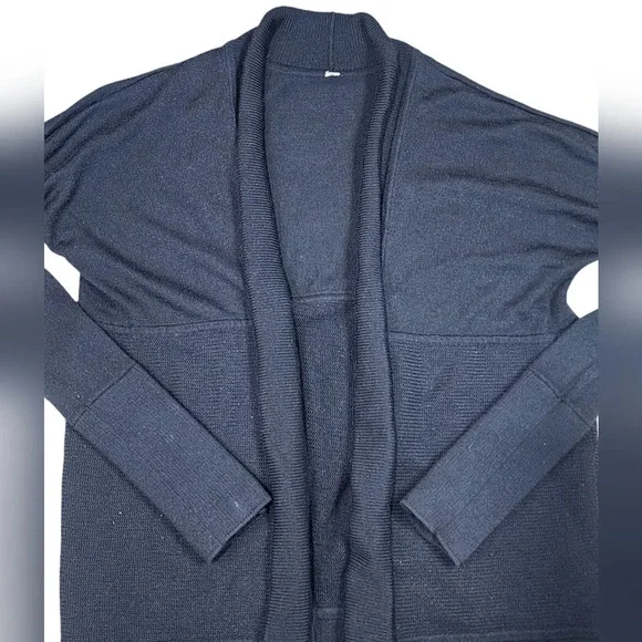 Lululemon Sit In Lotus Black Cardigan - Picture 3 of 12